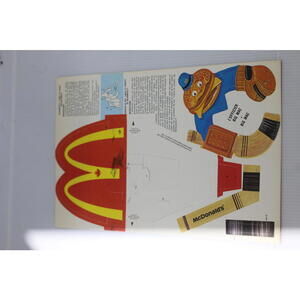 1986 McDonald’s Shoot To Score Action Goalie Punch Out Board game stained
